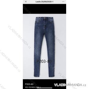 Jeans pants leatherette with zip (XS-XL) LAULIA JWA20072