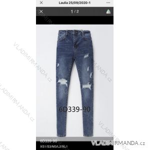 Rifle jeans vysoký pas dlouhé dámské (XS-XL) LAULIA JWA20080