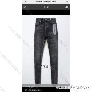 Rifle jeans vysoký pas dlouhé dámské (XS-XL) LAULIA JWA20089