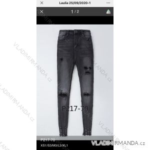 Rifle jeans vysoký pas dlouhé dámské (XS-XL) LAULIA JWA20093