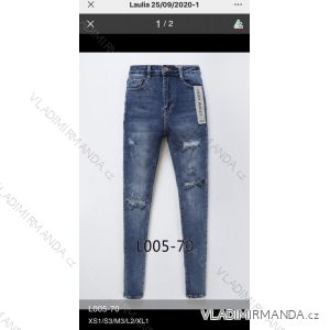 Rifle jeans vysoký pas dlouhé dámské (XS-XL) LAULIA JWA20100