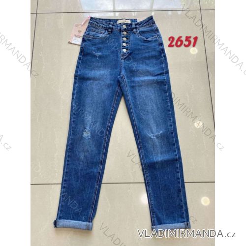 Rifle jeans dlouhé dámské (34-42) RE-DRESS JWA20118