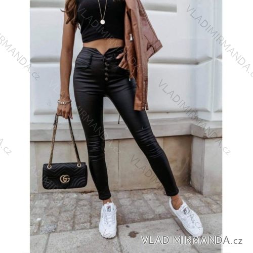 Jeans pants leatherette with zip (xs-m) RE-DRESS JWA20134