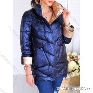 Jacket winter jacket with hood and fur women oversized (46-54) POLISH FASHION BLI19YP-18057-12