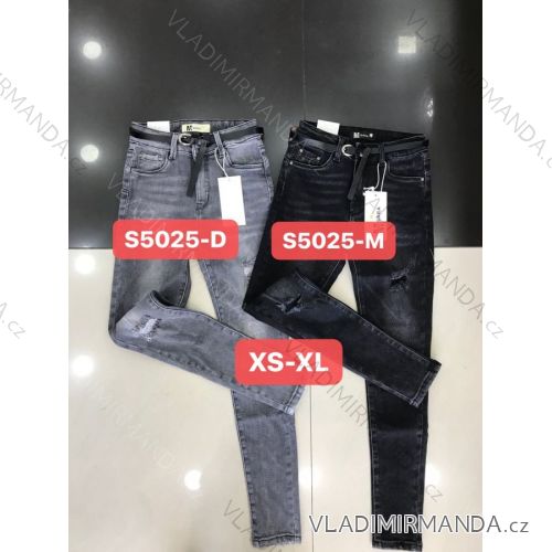 Rifle jeans douhé dámské (XS-XL) M.SARA MA120S5025-D