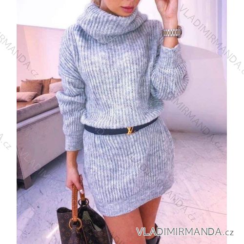 Summer long sleeve flowered women's dress (UNI S / L) ITALIAN FASHION IMK20150