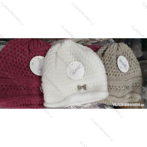 Women's warm winter fleece hat (ONE SIZE) WROBI POLAND PV919036