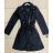 Coat cut leatherette zip tie women (S-XL) ITALIAN FASHION IMWD20664