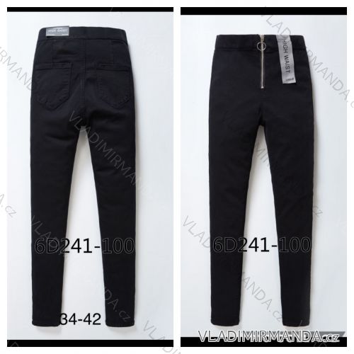 Rifle jeans s vysokým pasem dlouhé dámské (34-42) LAULIA JWA206D241-100