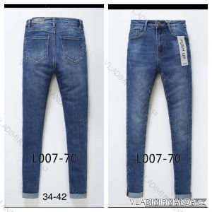 Rifle jeans push up dlouhé dámské (34-42) LAULIA JWA20L007-70