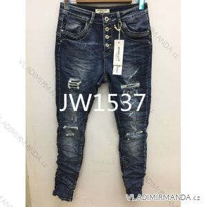 Rifle jeans dlouhé dámské (XS-XL) JEWELLY LEXXURY MA520JW1537