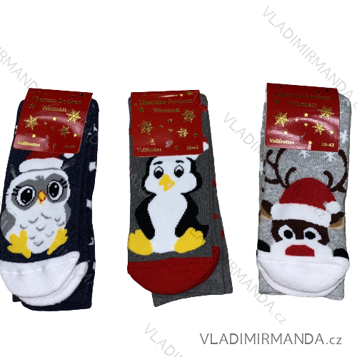 Ponožky teplé termo vánoční motiv dámské (35-38,39-42) NĚMECKO STAR SOCKS STS21205421