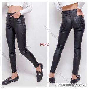 Leggings pants leatherette with zip (34-42) JEANS JWA20038