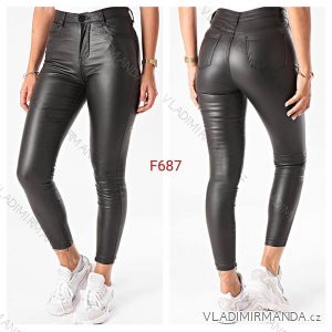 Leggings pants leatherette with zip (34-42) JEANS JWA20038