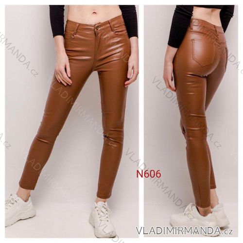 Leggings pants leatherette with zip (34-42) JEANS JWA20038