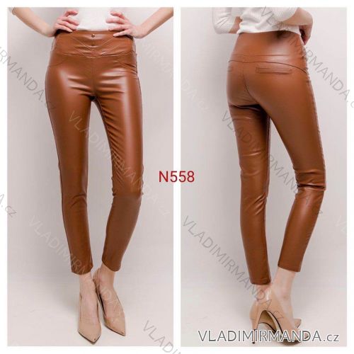 Leggings pants leatherette with zip (34-42) JEANS JWA20038