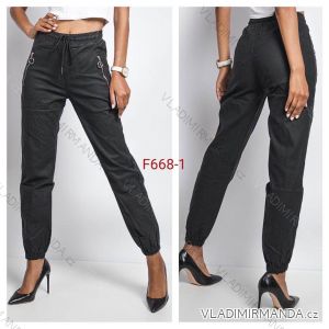 Leggings pants leatherette with zip (34-42) JEANS JWA20038