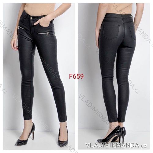 Leggings pants leatherette with zip (34-42) JEANS JWA20038