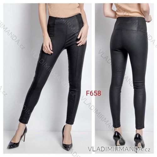 Leggings pants leatherette with zip (34-42) JEANS JWA20038