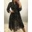 Dress with 3/4-sleeve ladies pocket (uni sl) ITALIAN Fashion IM3181746 Pattern-2