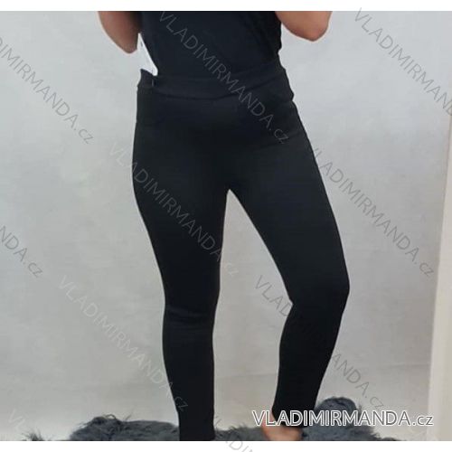 Legíny zateplené elastické dámské  (XL-3XL) ELEVEK 9979-3