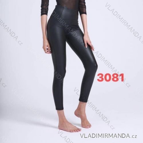 Lange Leggings DAMENLEDER (UNI S-M) ITALIENISCHE MODE IMM20FD3063