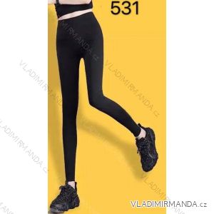 Lange Leggings DAMENLEDER (UNI S-M) ITALIENISCHE MODE IMM20FD3063