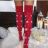 Knee socks with bow women (one size) ZAKOLANOWKI MILENA DPP20010