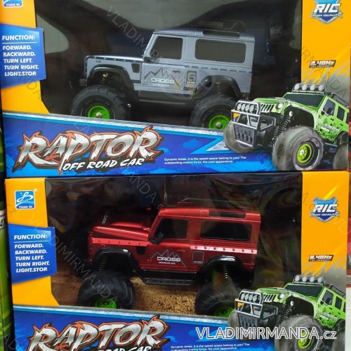 Mikrohračky R/C auto 23 cm terénní plná funkce na baterie+světlo (ONE SIZE) HRAČKY TAH20004