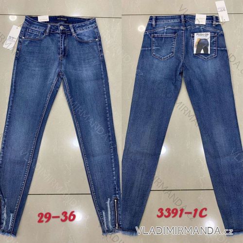 Leggings pants leatherette with zip (34-42) JEANS JWA20048