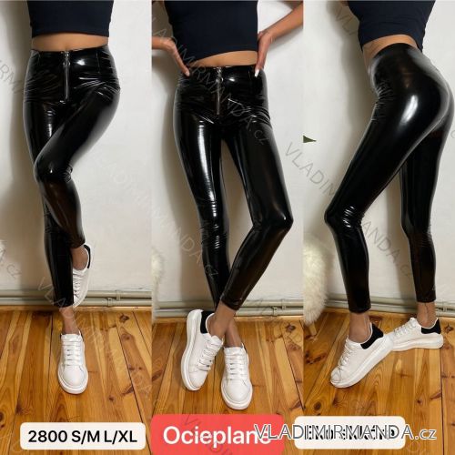 Legíny latexové dlouhé zateplené dámské (S-XL) TURECKÁ MÓDA TMWL202800