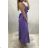 Women's Lace Summer Strapless Dress (UNI S-M) ITALIAN FASHION IMM20304 S / M one size purple