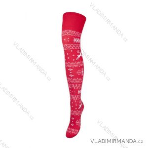 Socks Christmas stockings merry norwegian flakes women (one size) POLISH MODA DPP20NORSKEW