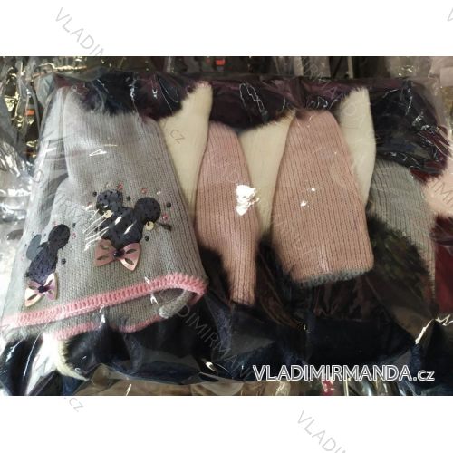 Girls' winter warm cap (2-5 years) POLAND PRODUCTION PV919012