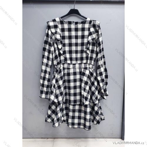 Blouse long sleeve with ruffles women (UNI S / L) ITALIAN FASHION IMK20159