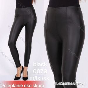 Leggings pants leatherette with zip (xs-m) Italian Fashion LML20003