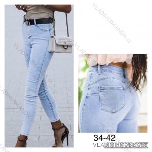 Rifle jeans dlouhé dámské (34-42) ITALSKÁ MÓDA IMWD21004