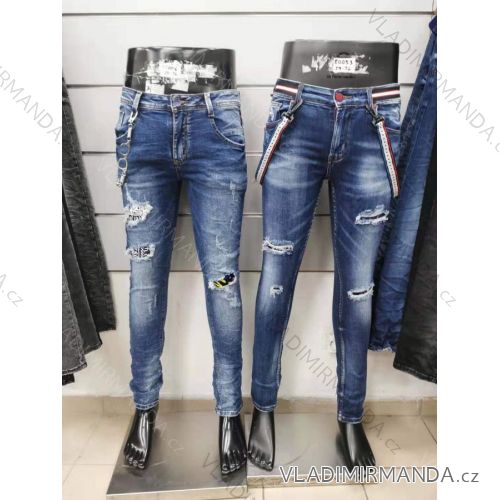 Leggings pants leatherette with zip (34-42) JEANS JWA20048