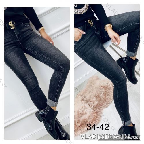 Rifle jeans dlouhé dámské (34-42) JEANS JWA21014