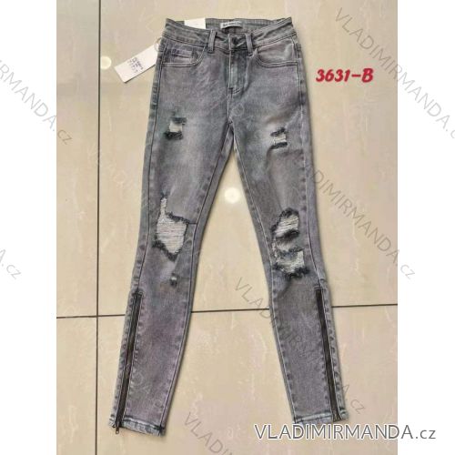 Leggings pants leatherette with zip (34-42) JEANS JWA20048