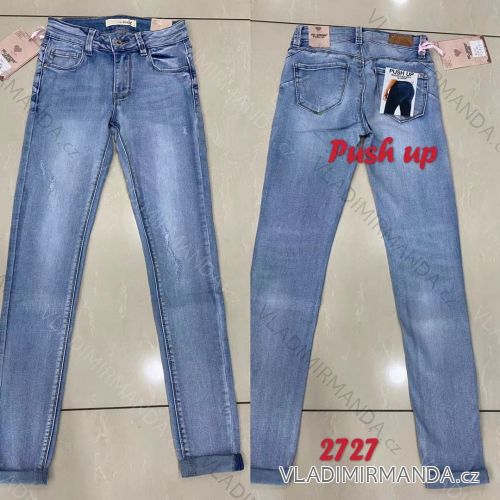 Rifle jeans push up dlouhé dámské (XS-XL) RE-DRESS JWA212727