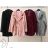 Coat fur coat long sleeve with buttons women (S / M / L ONE SIZE) ITALIAN FASHION IMWY21004