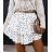 Women's summer skirt folded medium length flowered (UNI S / L) ITALIAN FASHION IMK20126