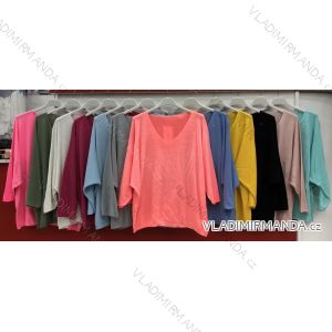 Blouse long sleeve with ruffles women (UNI S / L) ITALIAN FASHION IMWG20113