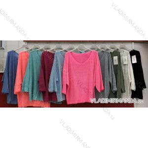 Blouse long sleeve with ruffles women (UNI S / L) ITALIAN FASHION IMWG20113