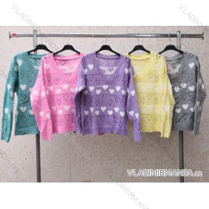 Blouse long sleeve with ruffles women (UNI S / L) ITALIAN FASHION IMWG20113