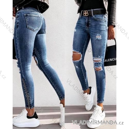 Rifle jeans dlouhé se zipem dámské (XS-XL) RE-DRESS IMWH21RE3663-A