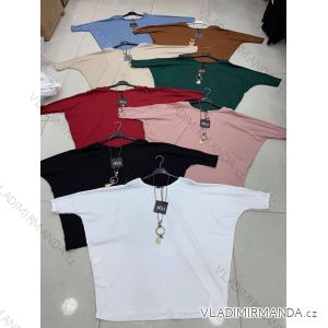 T-shirt elegant long sleeve women (S / M ONE SIZE) ITALIAN FASHION IMWK21008