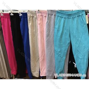 Women's flower pants long (uni s-m) ITALIAN FASHION IM421223