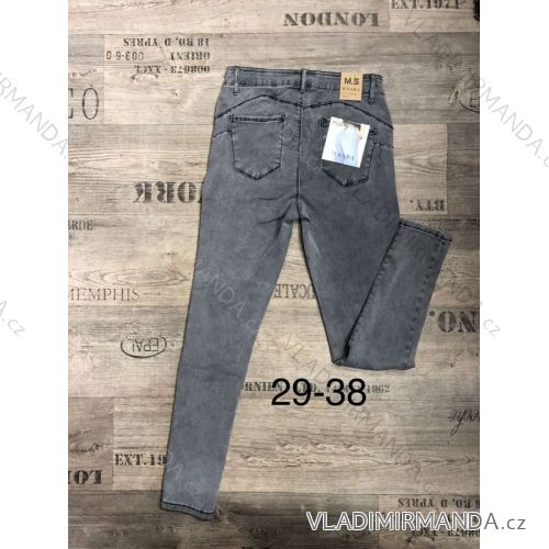 Rifle jeans dlouhé dámské nadrozměrné (29-38) M.SARA MA621029